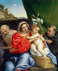 Virgin and Child with Saints Jerome and Nicholas of Tolentino